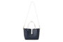 Vince Camuto Bolso de Mano Piel de Polivinilo Azul Oscuro, Crema